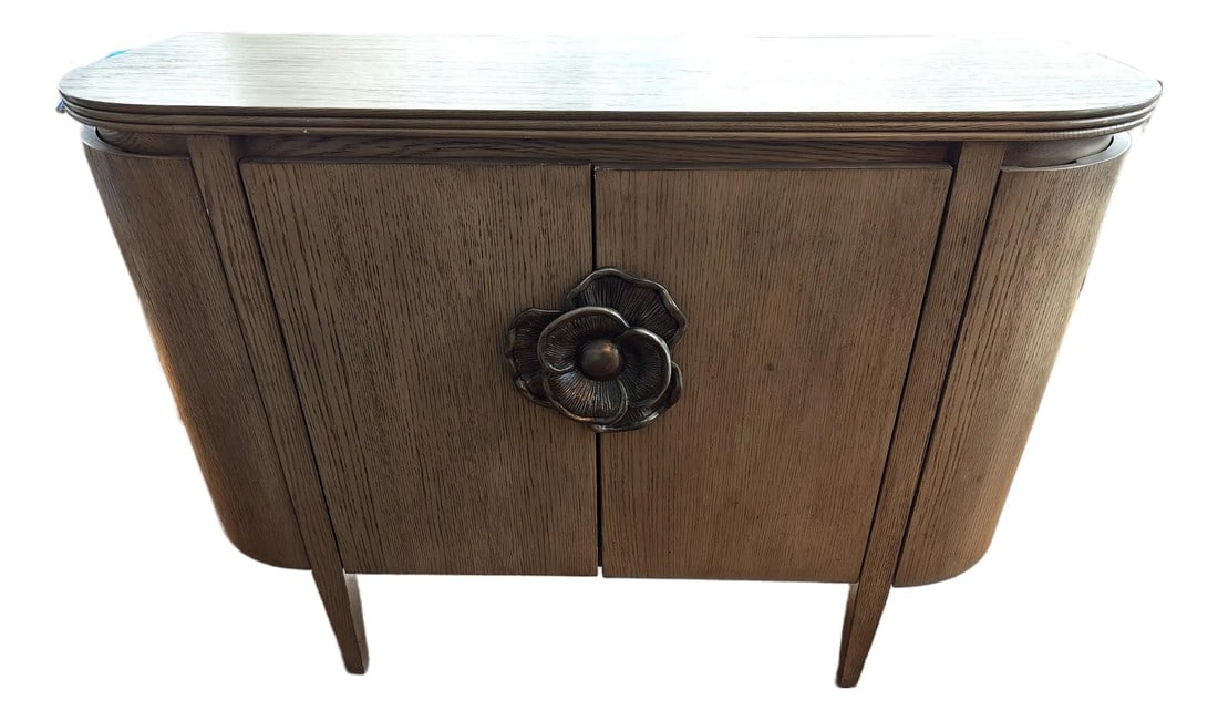 Briallen Demi-Lune Cabinet by Currey & Company: Discover the elegance and functionality of the Briallen Demi-Lune Cabinet from Currey & Company. This exquisite piece offers ample storage space with two fixed shelves and one adjustable shelf made