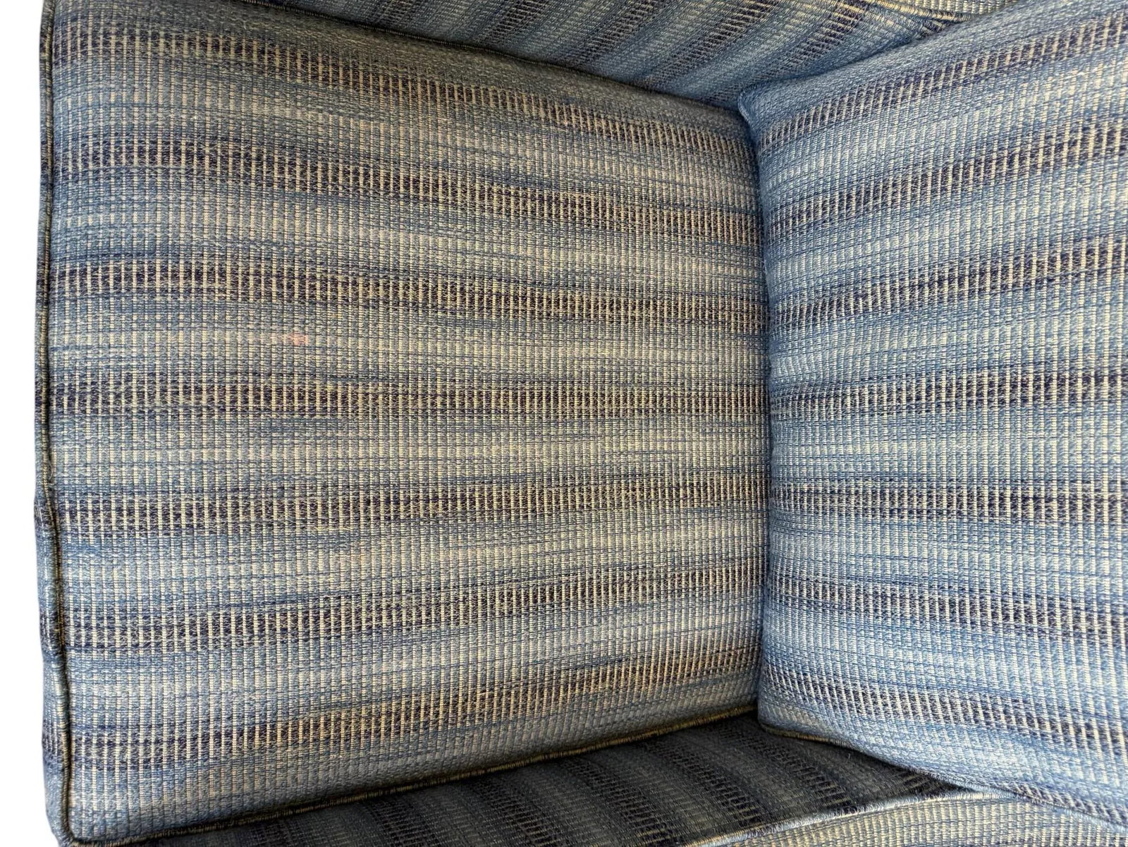 Custom Made C.R. Laine Swivel and Glider Chair With Ottoman - 6