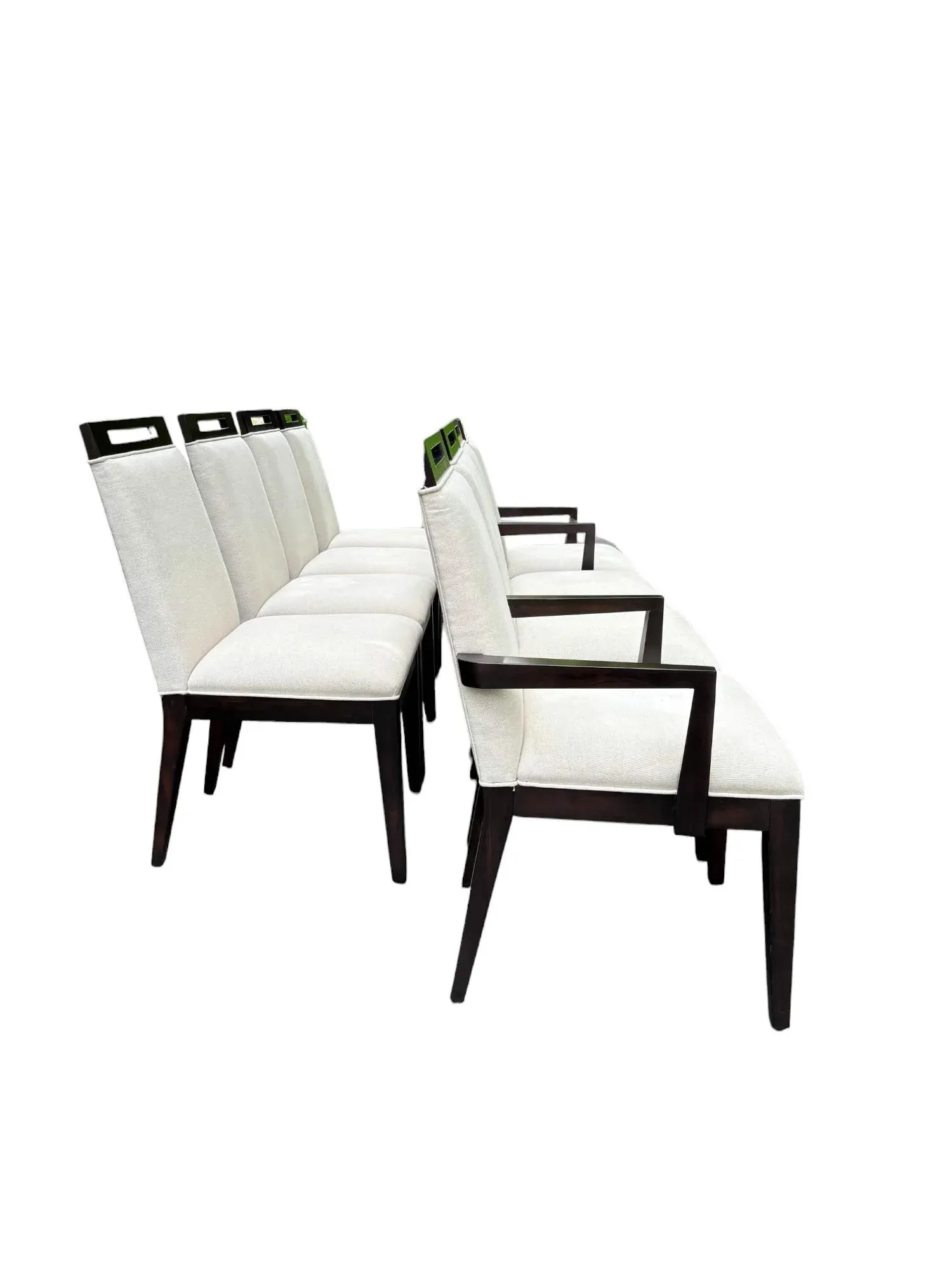 Bernhardt Upholstered Dining Chairs - Set of 8 - 3