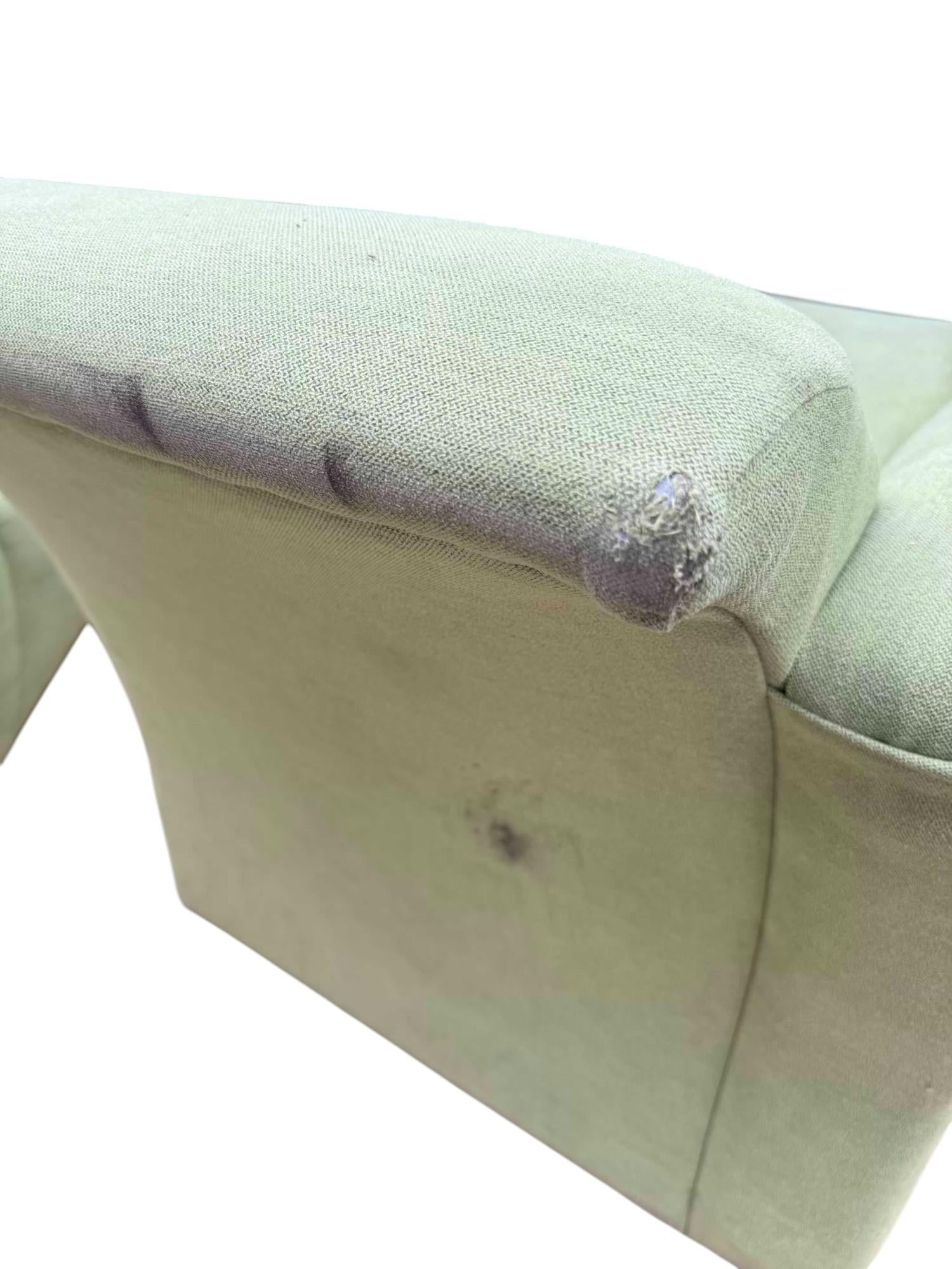 Late 20th Century Vladimir Kagan for Directional Attributed Postmodern Marilyn Chaise Lounge - a Pai - 11