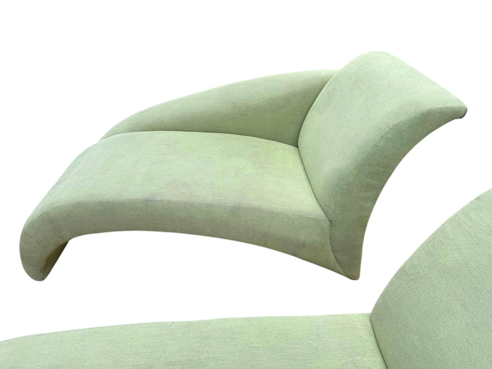 Late 20th Century Vladimir Kagan for Directional Attributed Postmodern Marilyn Chaise Lounge - a Pai - 8