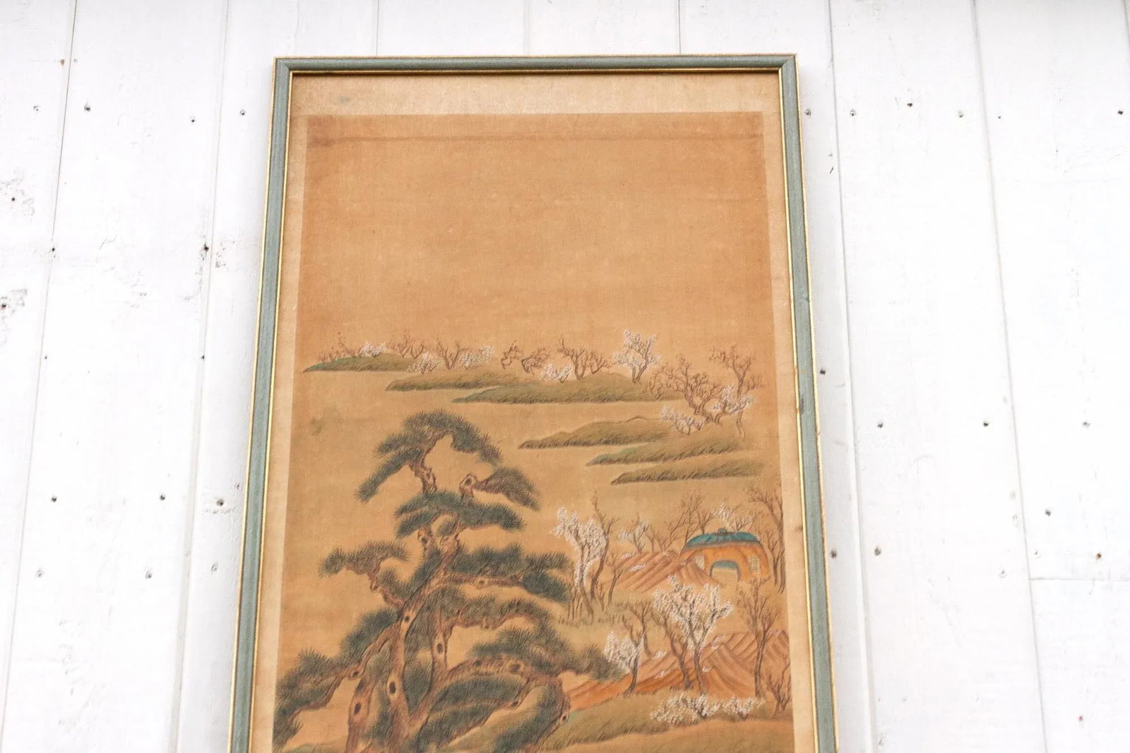 Antique Chinese Landscape Rural Life Painting - 4