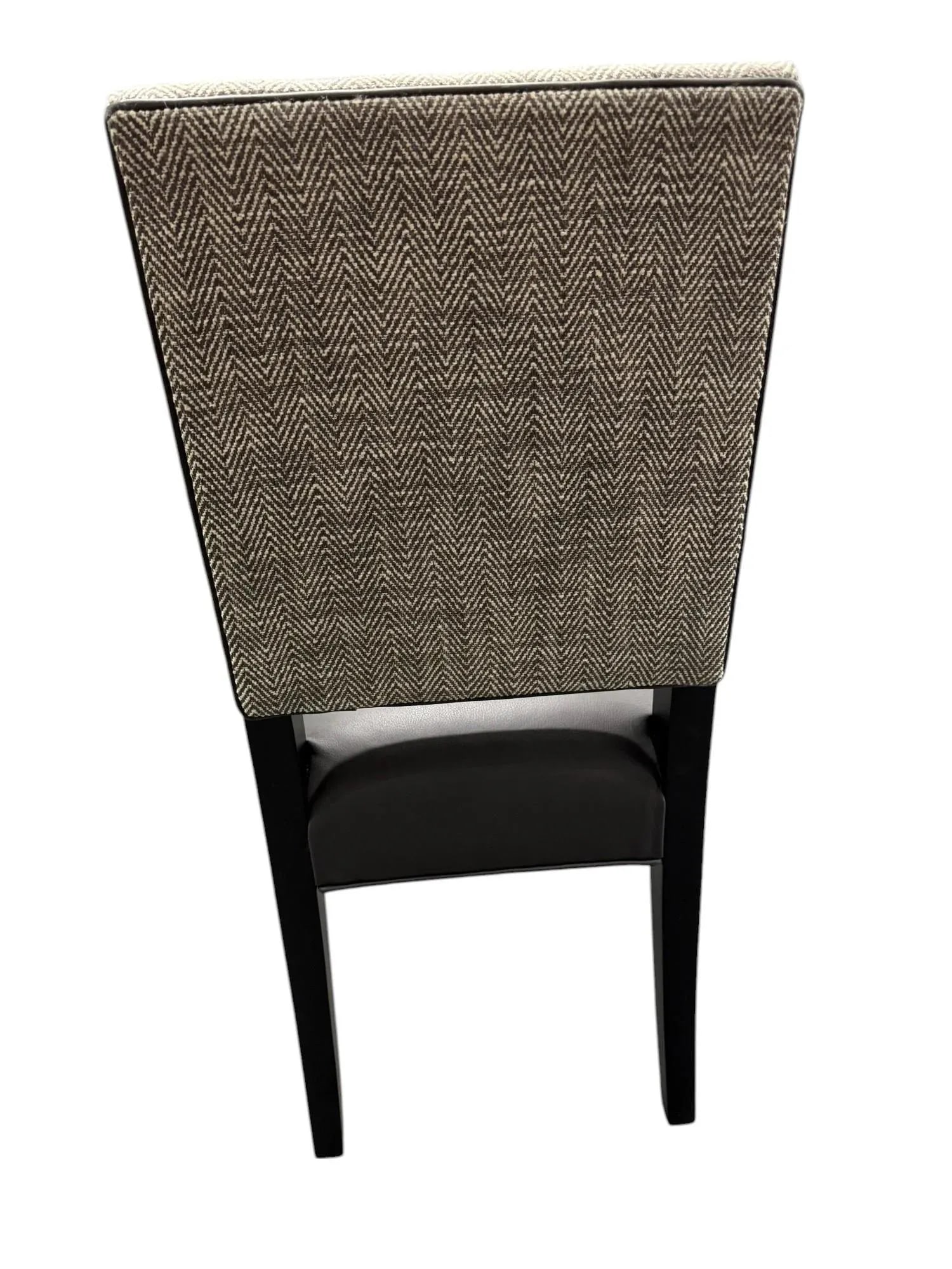 Arhaus Torino Lucia Leather & Fabric Side Chair - a Showroom Sample - 5