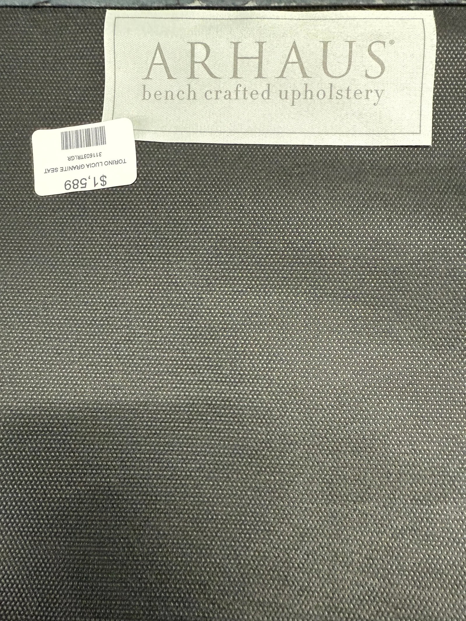 Arhaus Torino Lucia Leather & Fabric Side Chair - a Showroom Sample - 7