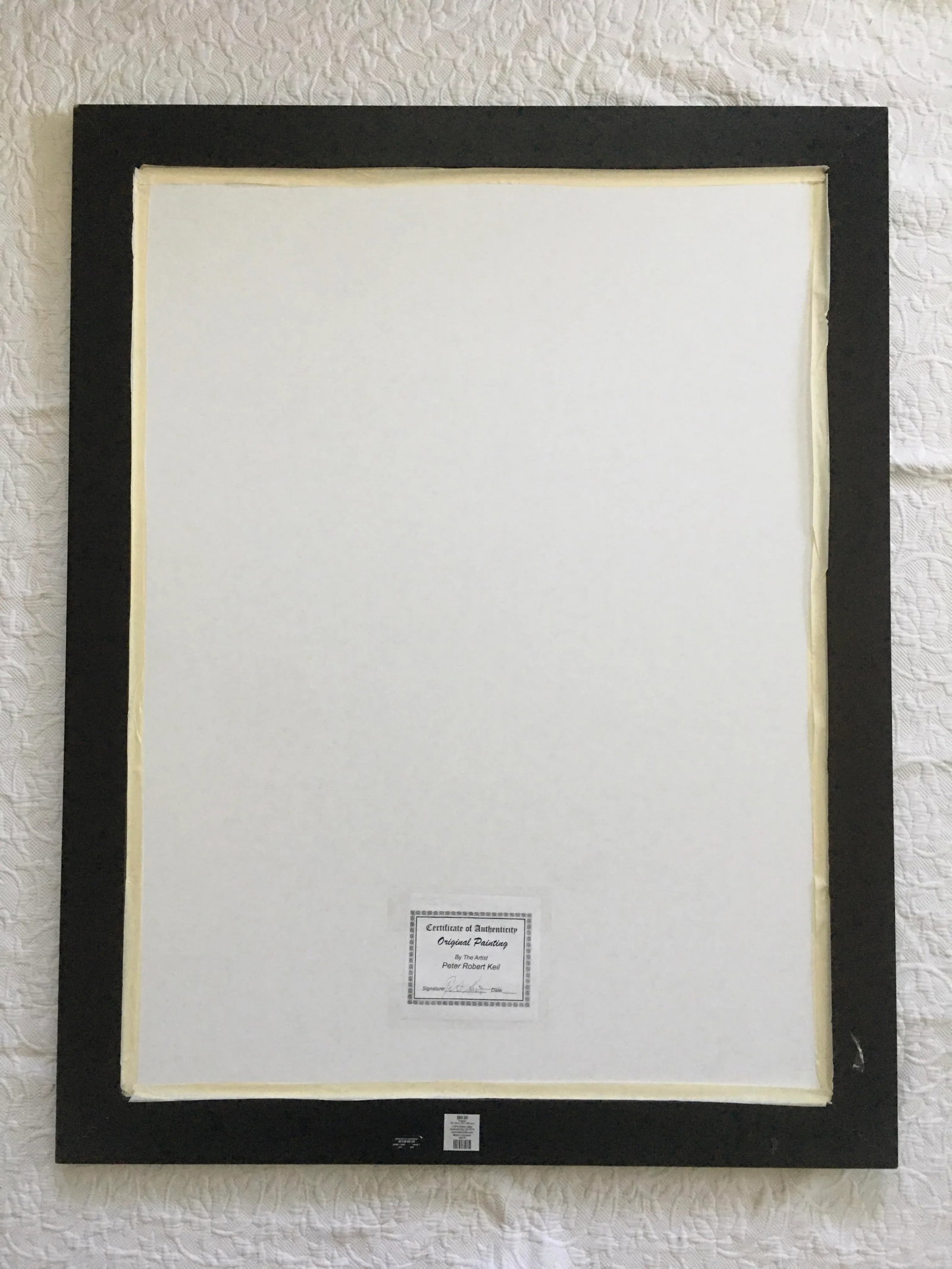 1980s Peter Keil Abstract Painting, Framed - 4