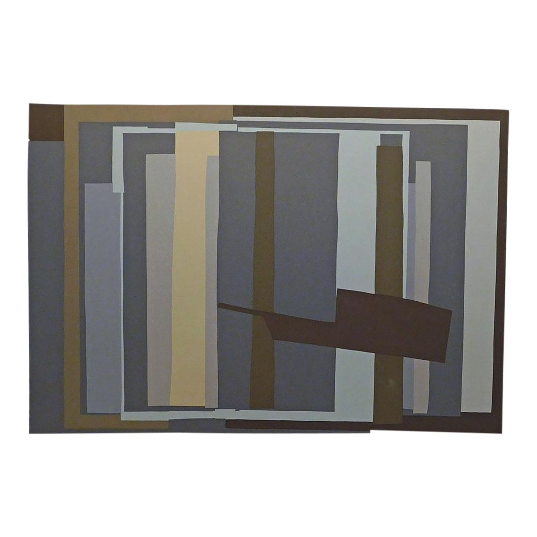 1970s Barbara Zinkel "21st Century Reflection" Hand Signed Abstract Art Serigraph: 21st Century Reflections by Barbara Zinkel Hand Signed, Titled, Dated and Numbered by the artist Limited Edition Serigraph on Paper Hand signed by the artist Size: 30" x 40" Edition Number: 64/100