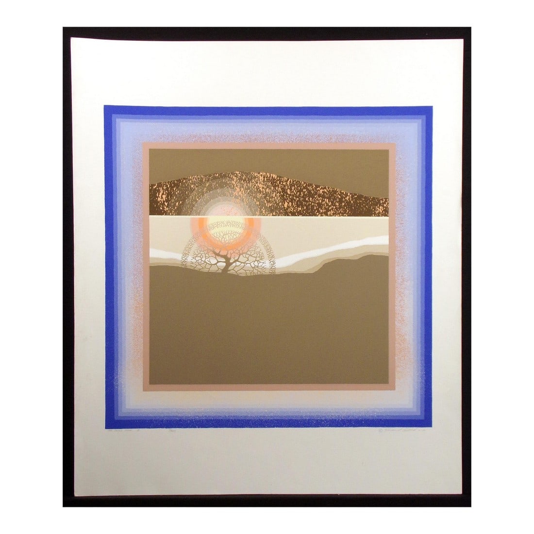 1980s Richard Gilbert "The Olive Tree Ii" Signed & Numbered Serigraph Fine Art (1 of 8)