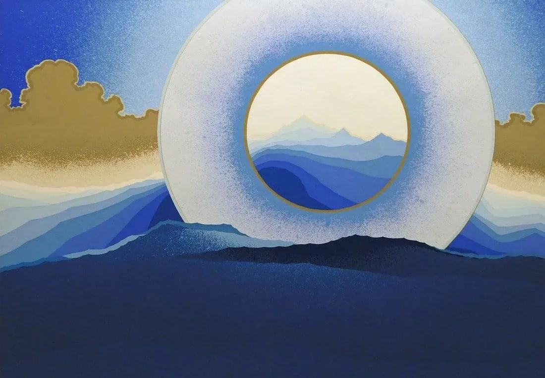 Richard Gilbert "Alpha and Omega" Hand Signed Serigraph Fine Art 1982 - 3