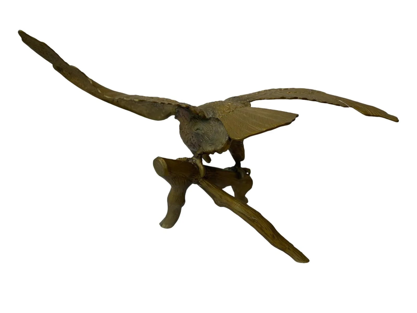 Mid 20th Century Brass Eagle Statue - 3