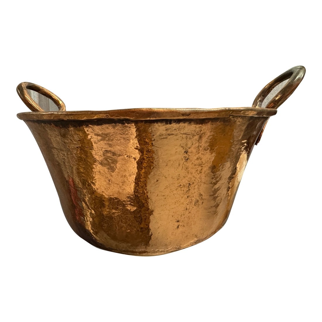 Vintage 1960s Mexican Heavy Hammered Copper Cookware Decorative Pot (1 of 7)