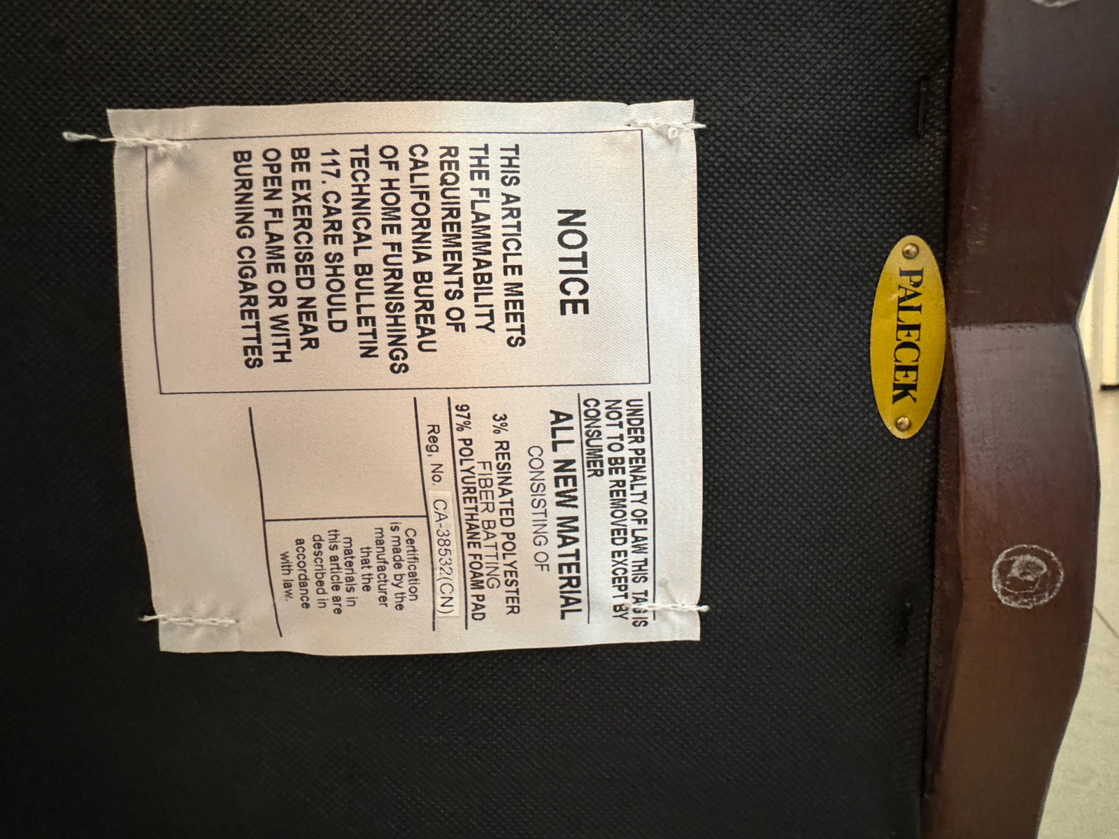 Palecek White High Back Dining Chairs - Set of 6 - 10