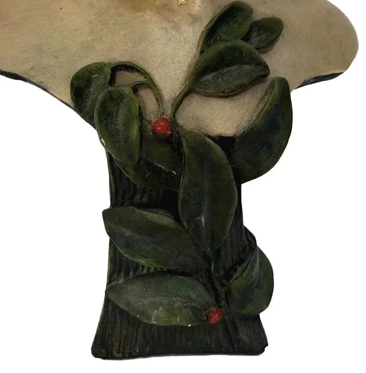 Antique Art Nouveau Plaster Bust Beautiful Woman Possibly C. Henneckeue - Small Restoration - 4