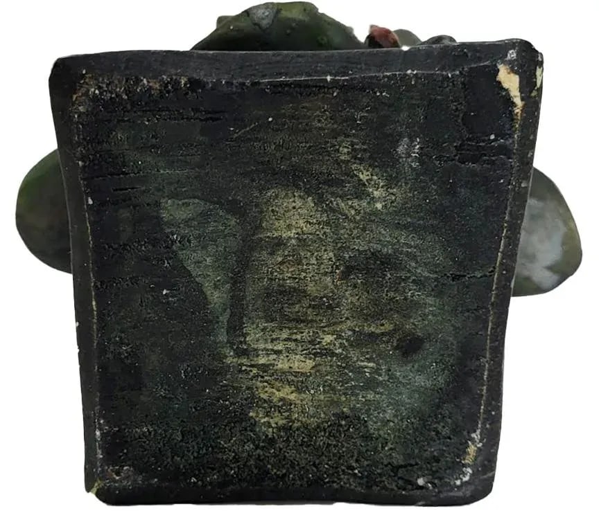 Antique Art Nouveau Plaster Bust Beautiful Woman Possibly C. Henneckeue - Small Restoration - 6