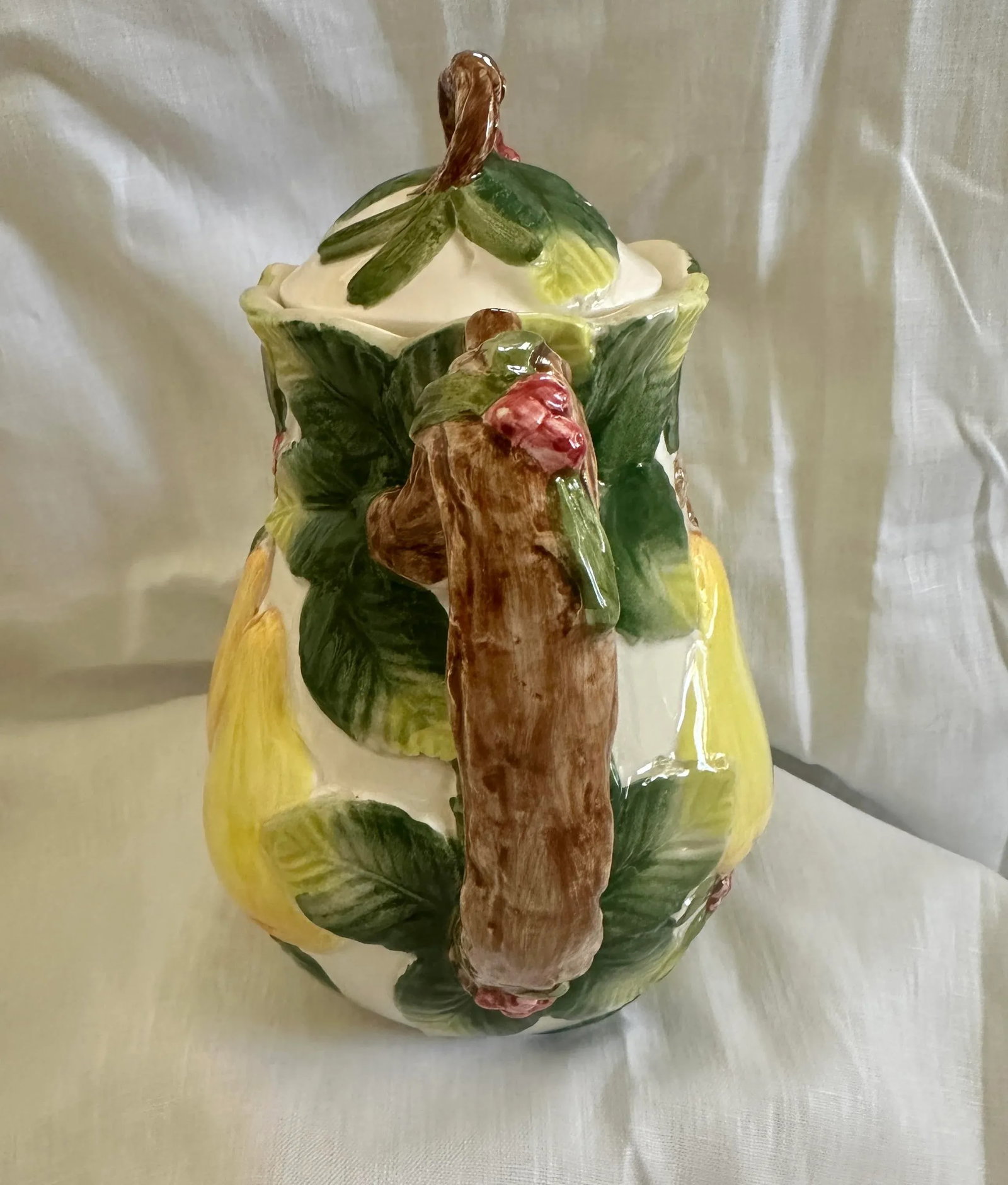 Fitz & Floyd "Holiday Pear" Coffee Pot - 2