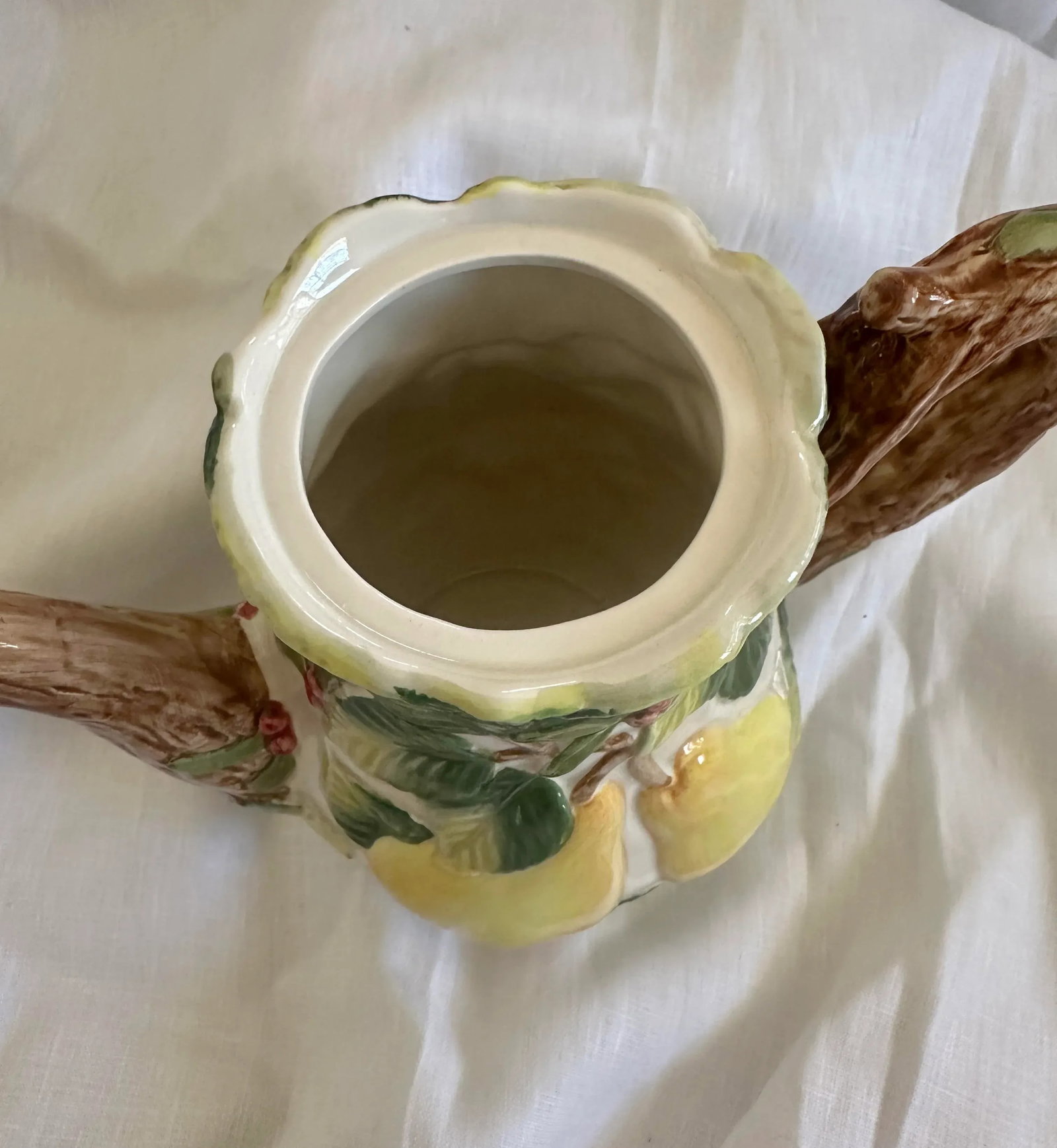 Fitz & Floyd "Holiday Pear" Coffee Pot - 5