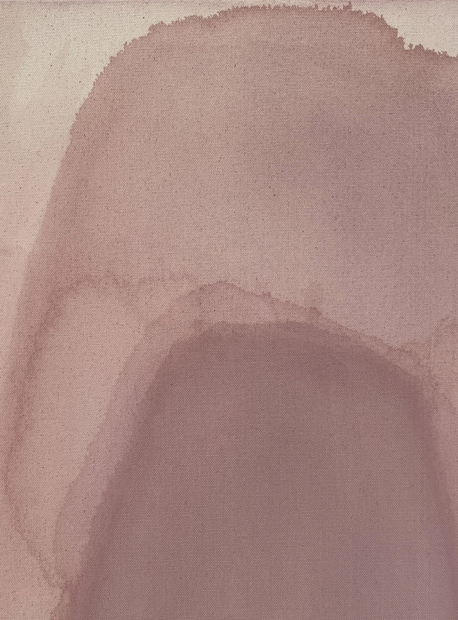 Pointe Layered Blush Tones Minimalist Color Field Painting - 7