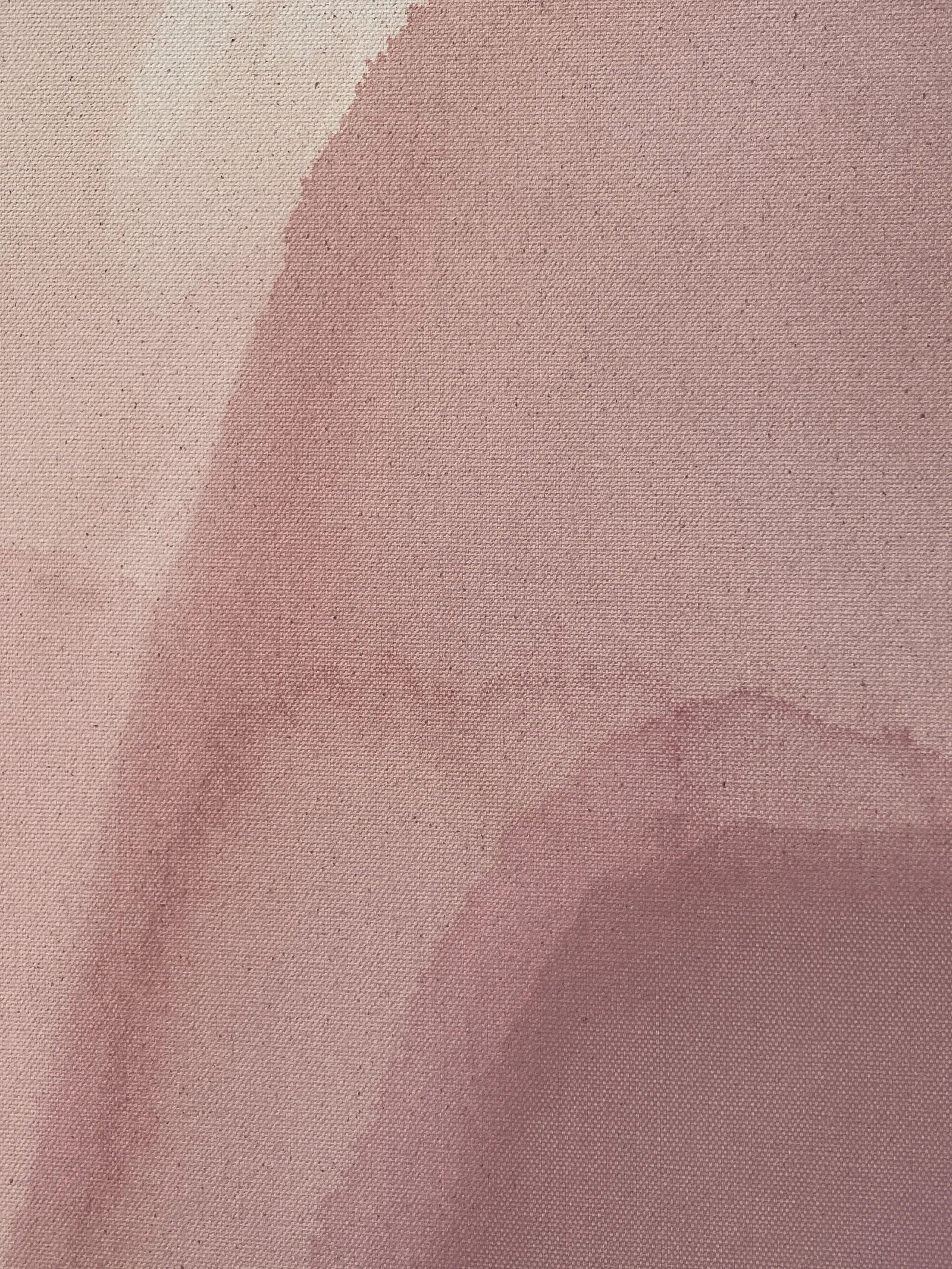 Pointe Layered Blush Tones Minimalist Color Field Painting - 8