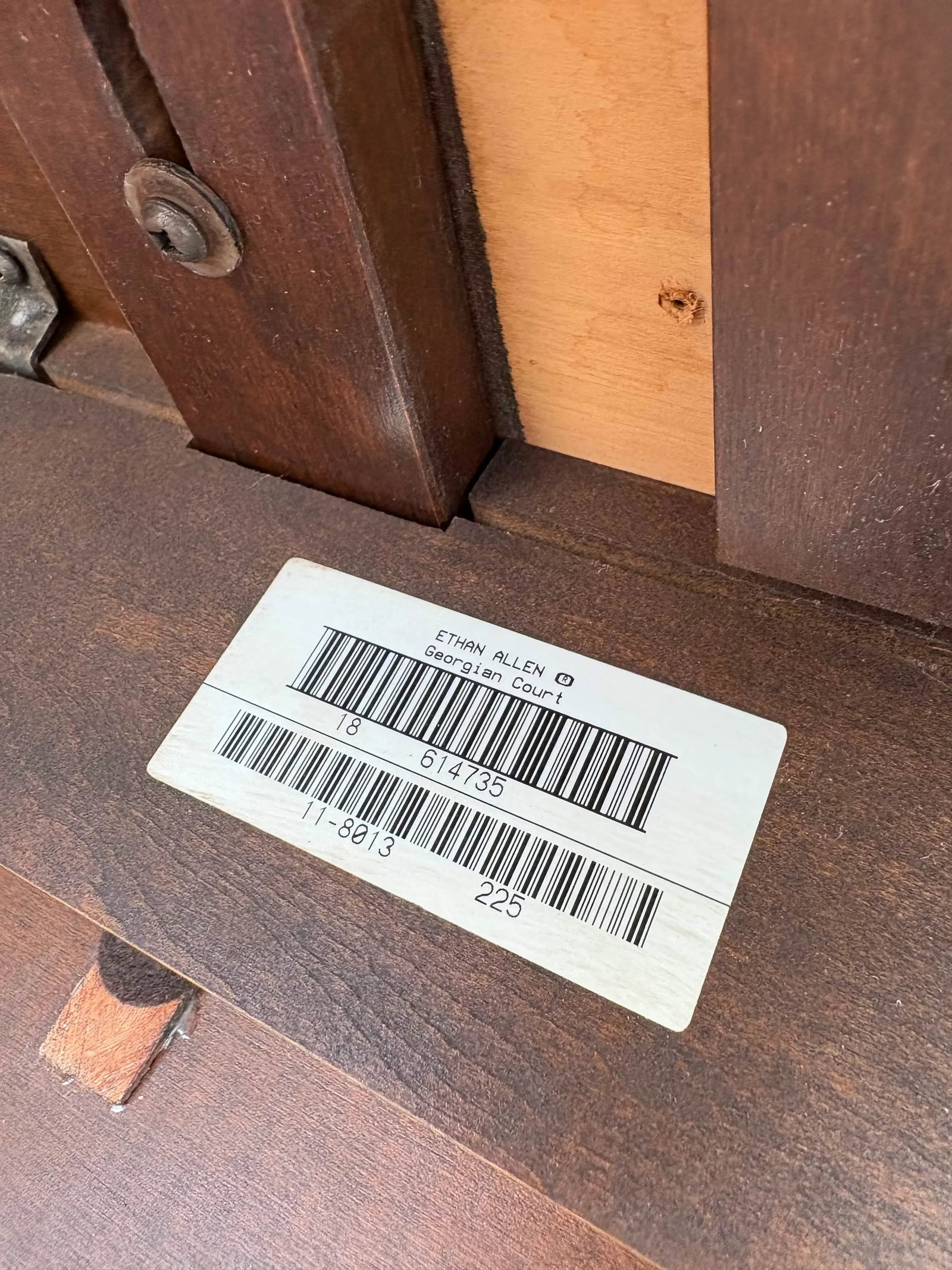 Ethan Allen Georgian Court Oval Drop Leaf Side Table - 12