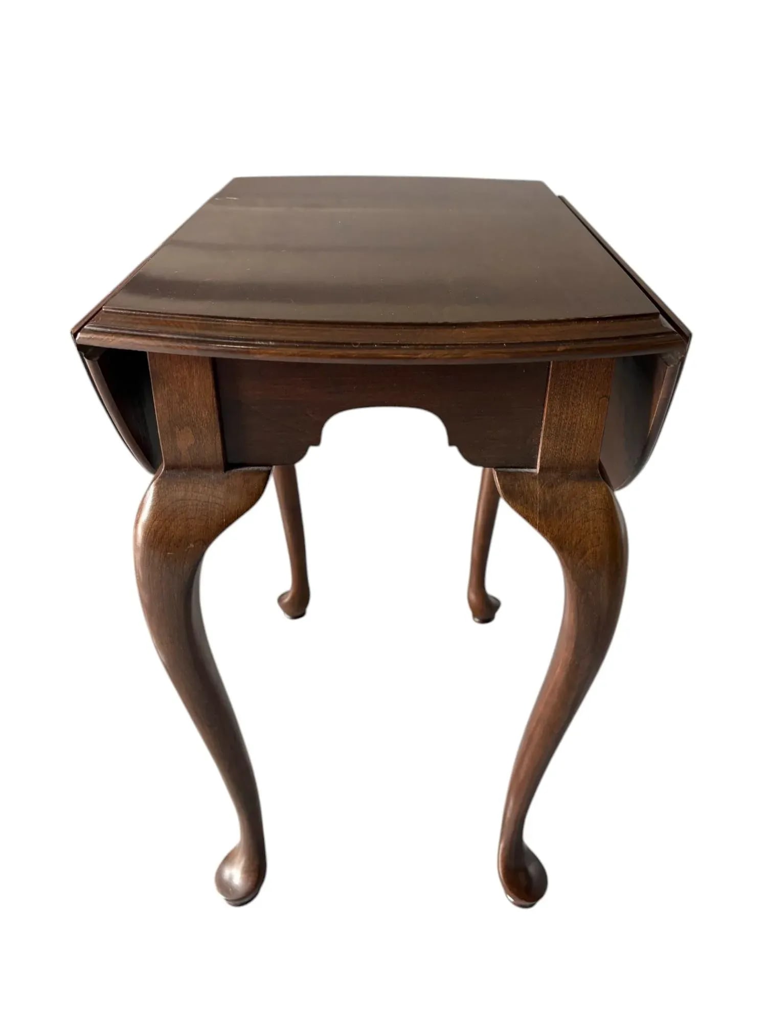 Ethan Allen Georgian Court Oval Drop Leaf Side Table - 4