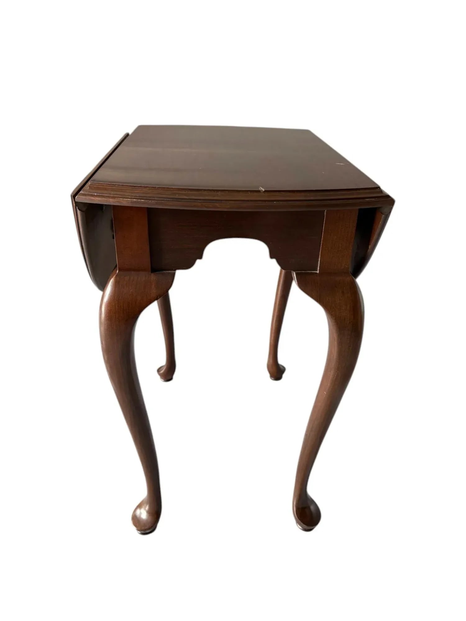 Ethan Allen Georgian Court Oval Drop Leaf Side Table - 5