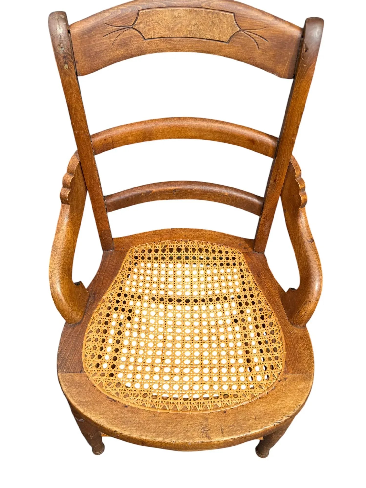 Late 19th Century Pair of Victorian Walnut Armchairs - 5