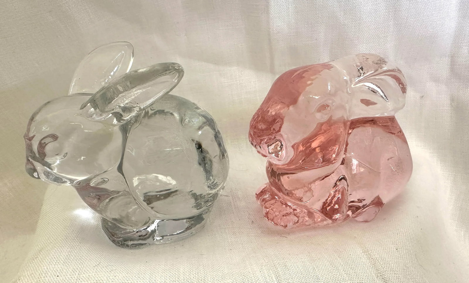 Mixed Lot of Crystal/Glass Bunny Figurines-Set of 6 - 2
