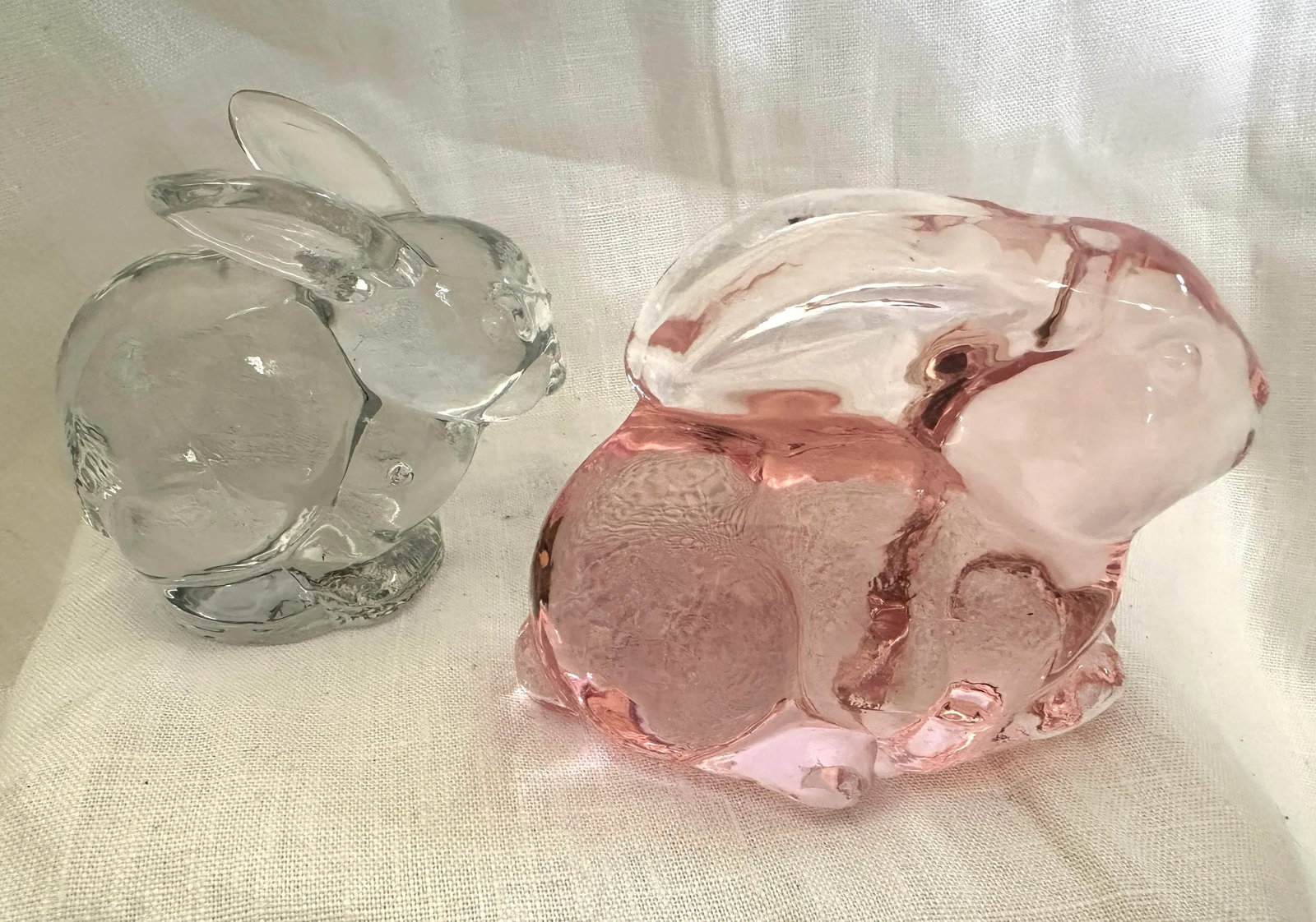 Mixed Lot of Crystal/Glass Bunny Figurines-Set of 6 - 3