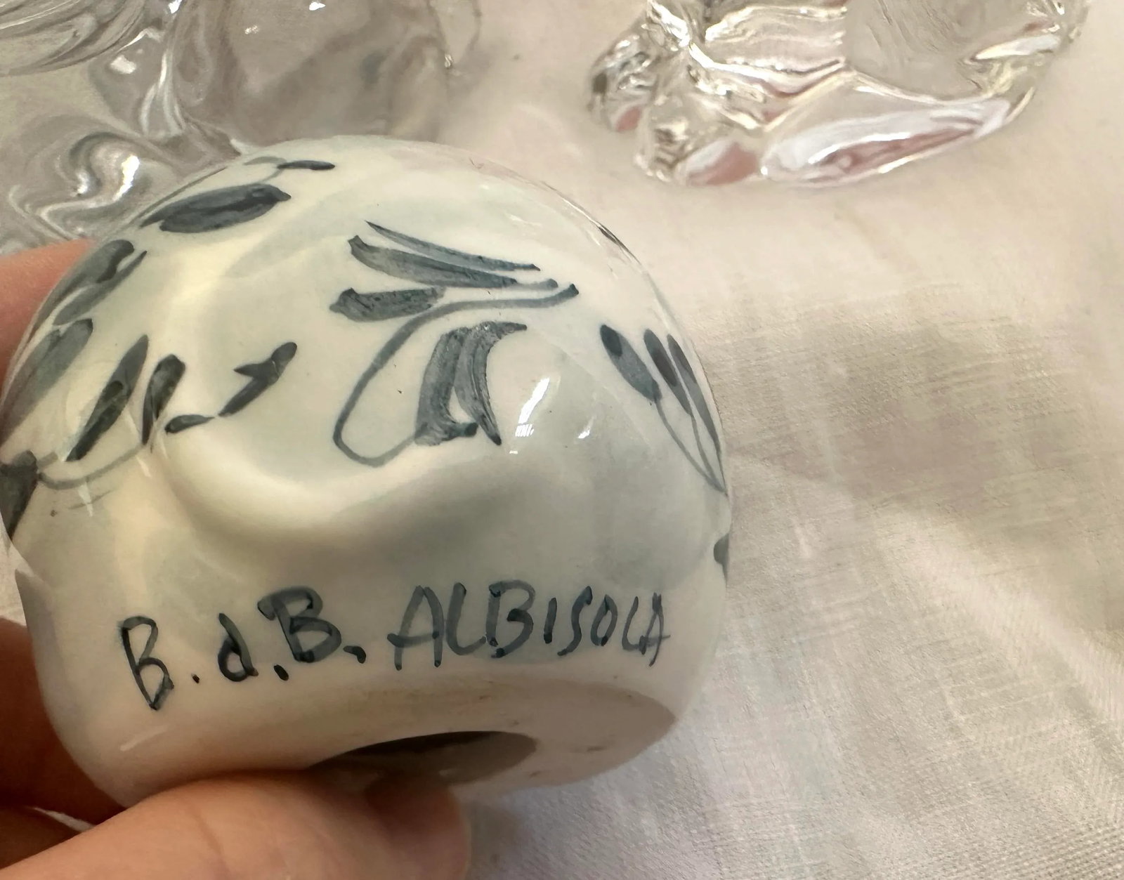 Mixed Lot of Crystal/Glass Bunny Figurines-Set of 6 - 6