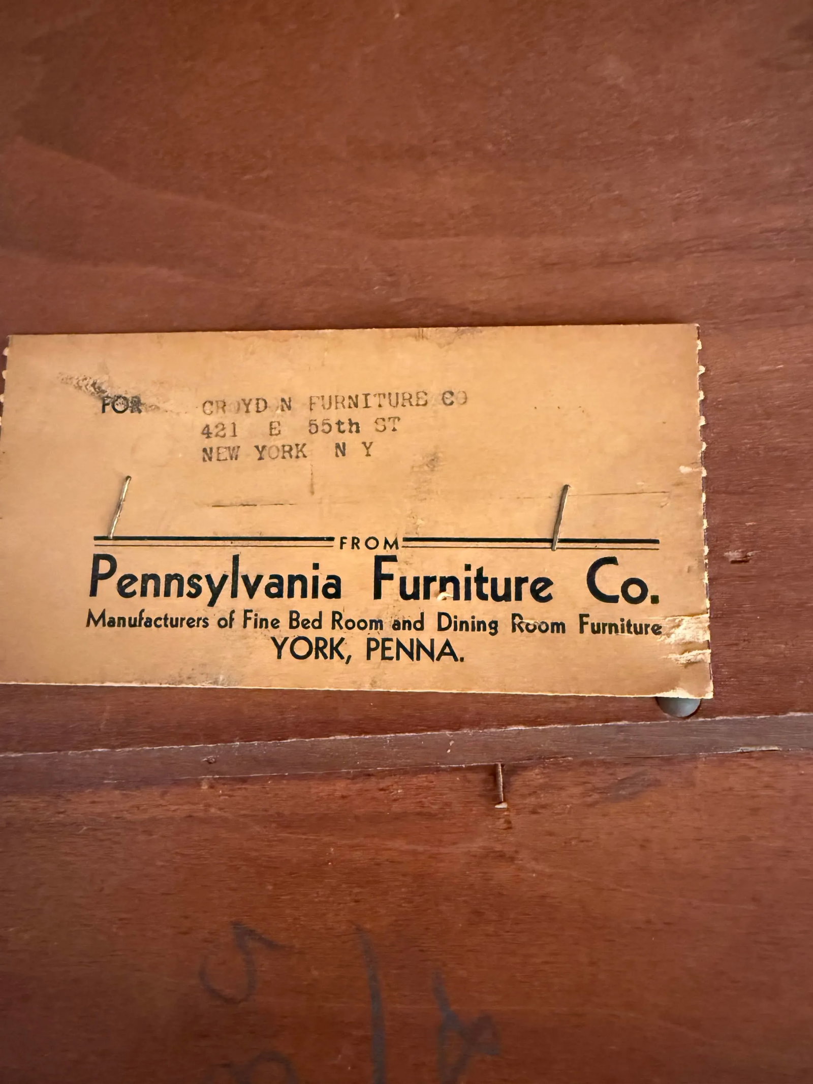 1940s Pennsylvania Furniture Co. Chinoiserie Mirror - 7