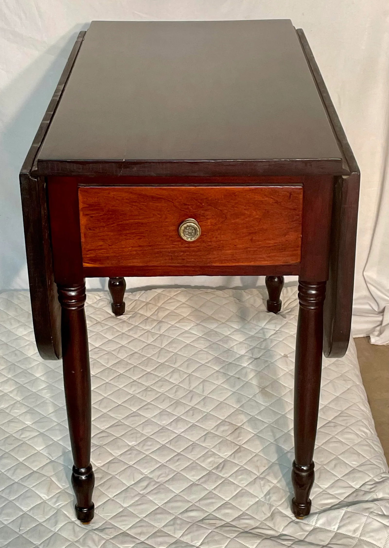 Antique Sheraton Drop Leaf Table - 2
