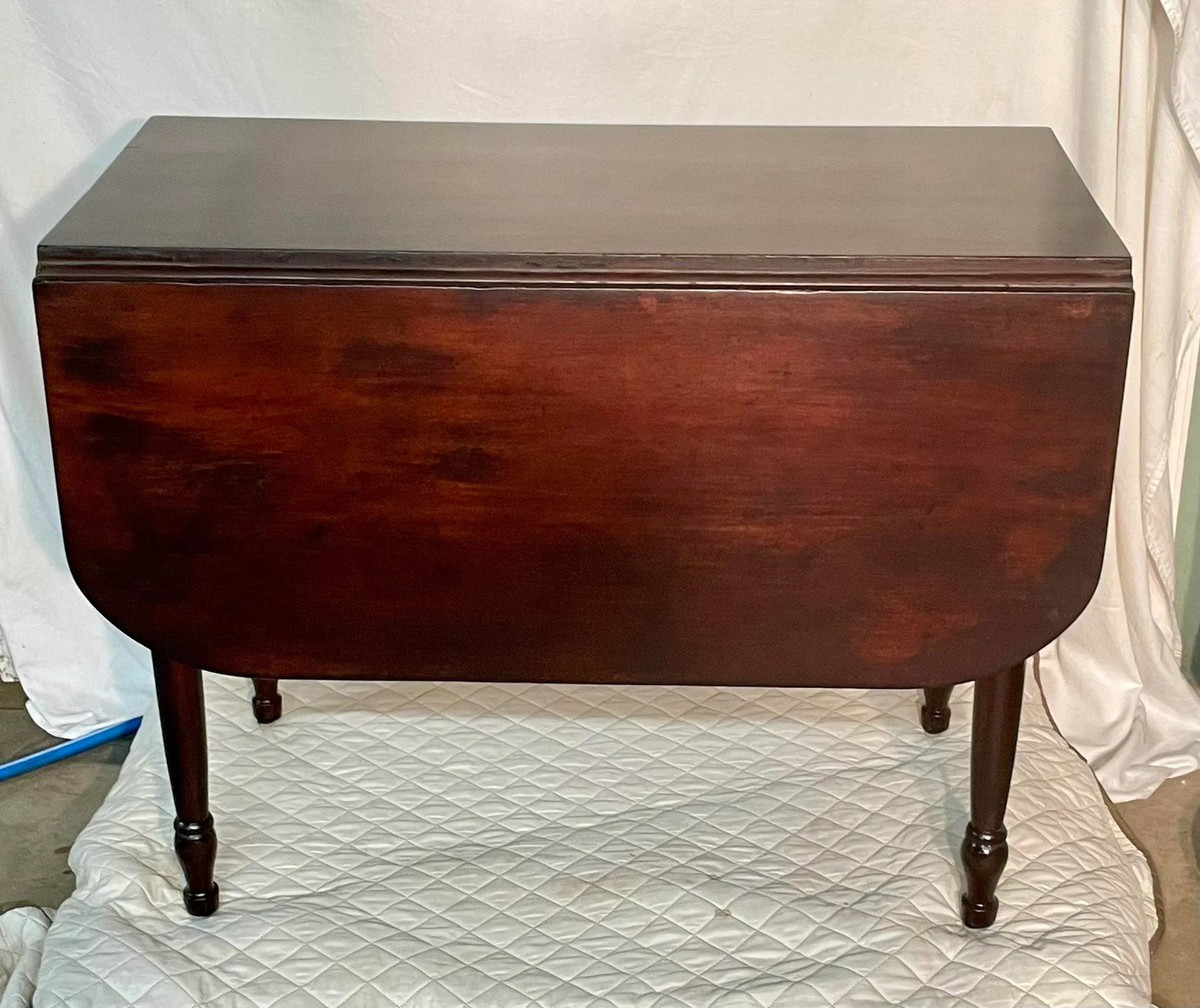 Antique Sheraton Drop Leaf Table - 3