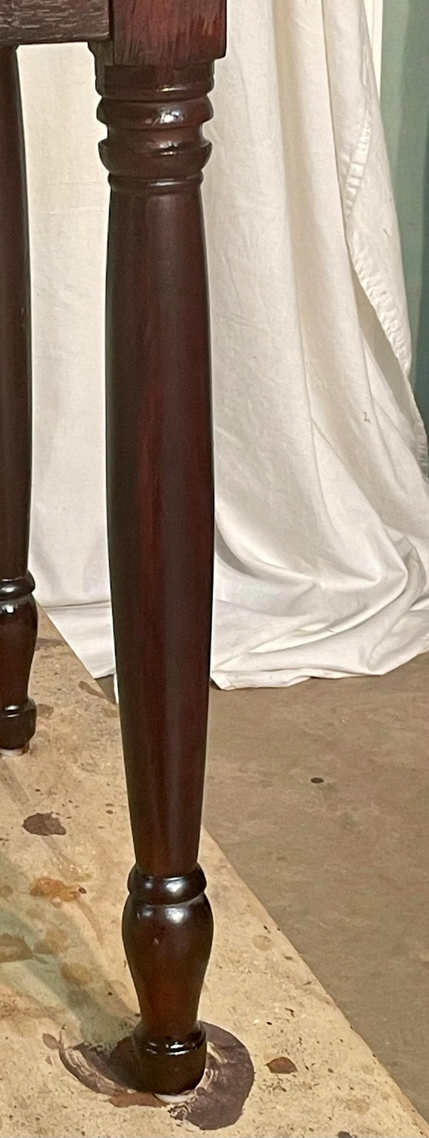 Antique Sheraton Drop Leaf Table - 9