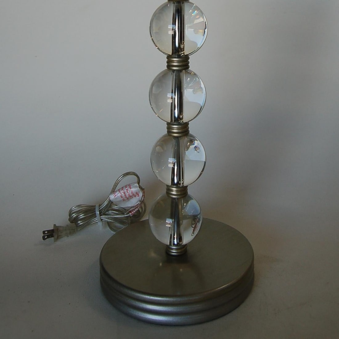 Stacked Crystal Five Ball Table Lamp - 5