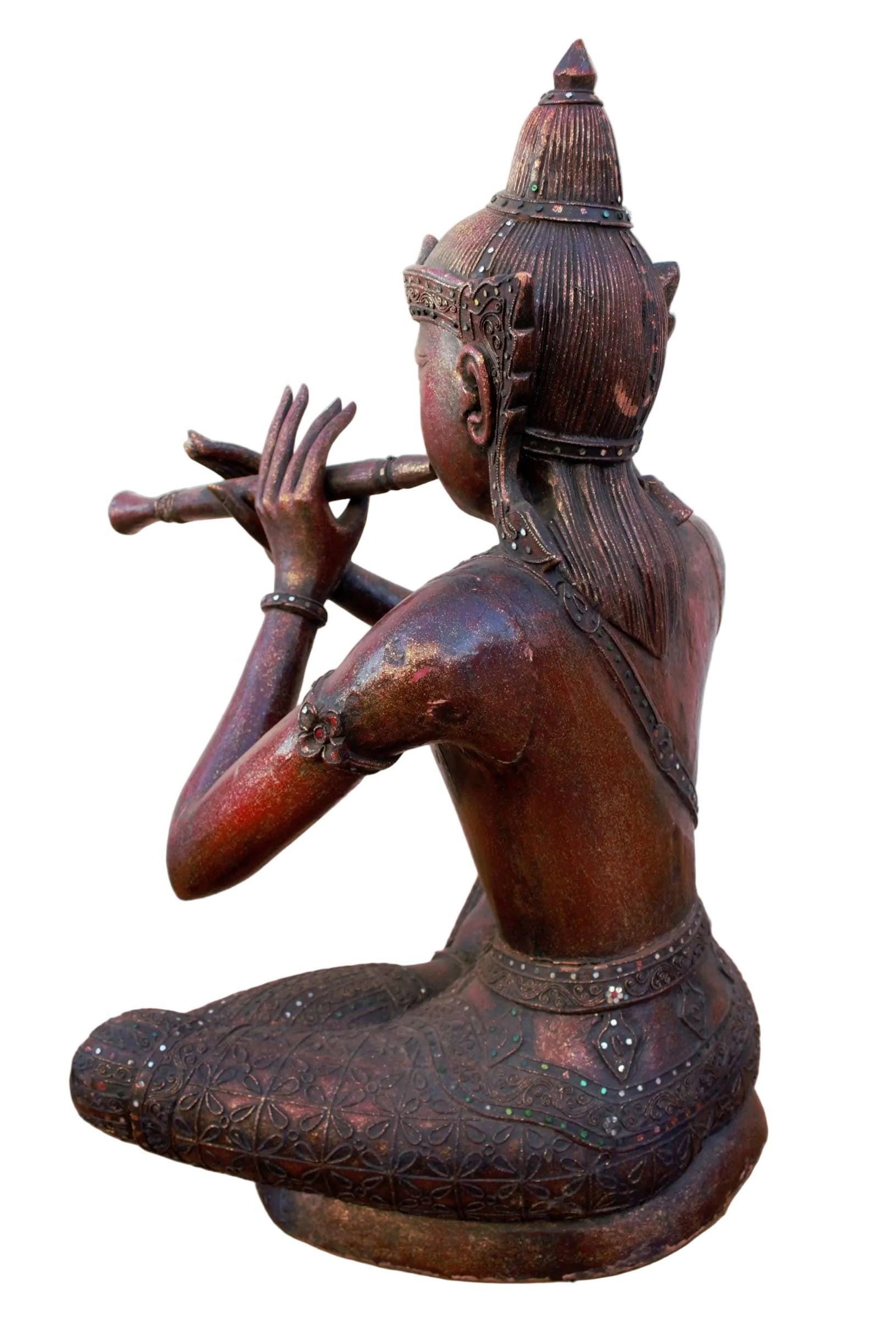 Antique Thai Buddha Statue - 6