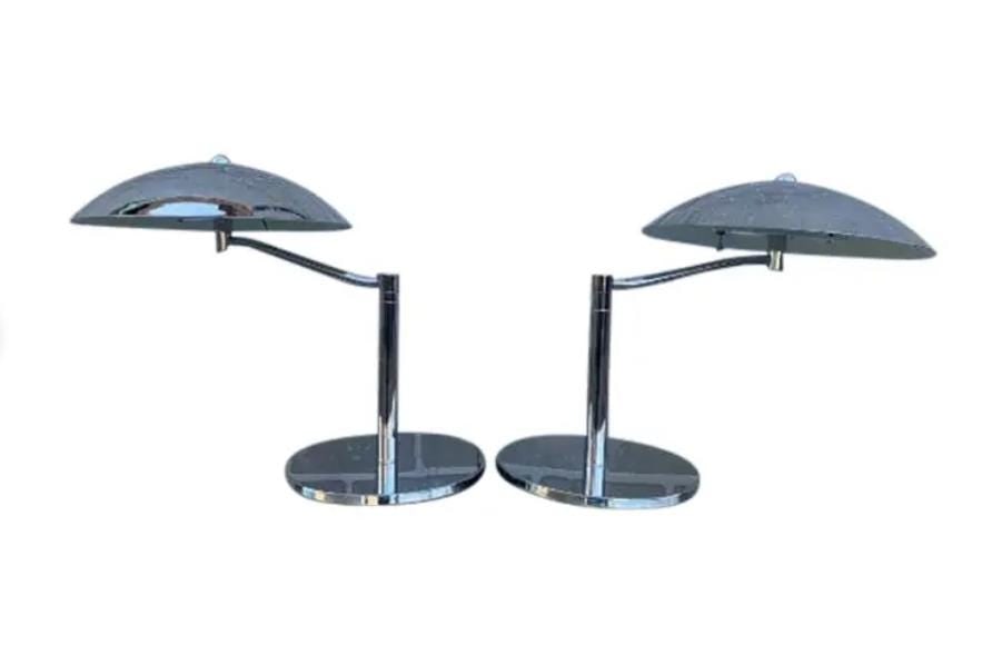 MCM Flying Saucer Table Lamps - Pair (1 of 5)