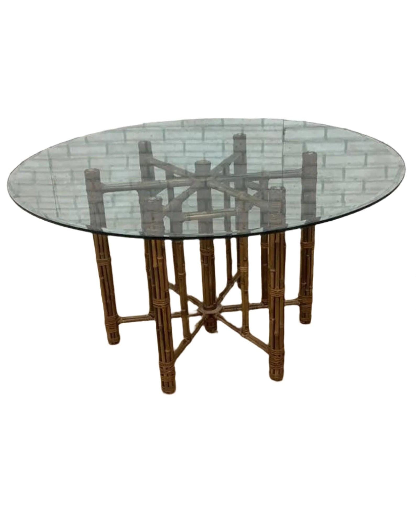 Vintage Modern Organic Bamboo Dining Table by McGuire (1 of 3)