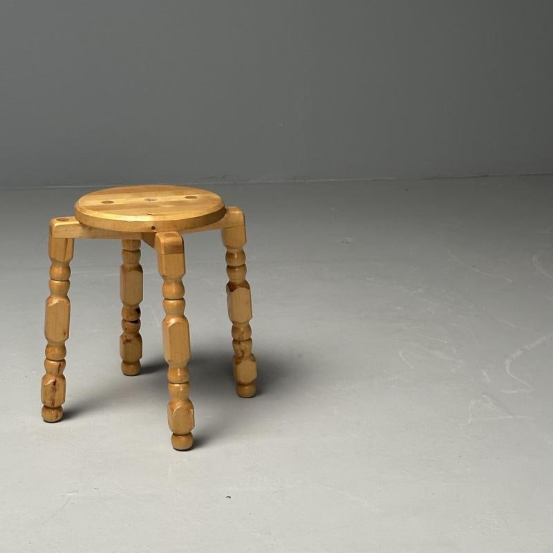 Swedish Mid-Century Modern, Playful Stools, Birch, Sweden, 1960s - 6