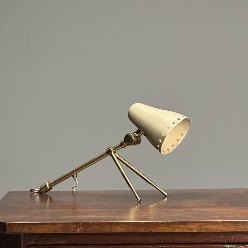 Boris Lacroix, Falkenbergs, Swedish Mid-Century Modern, Table Lamp, Brass, 1960s - 2