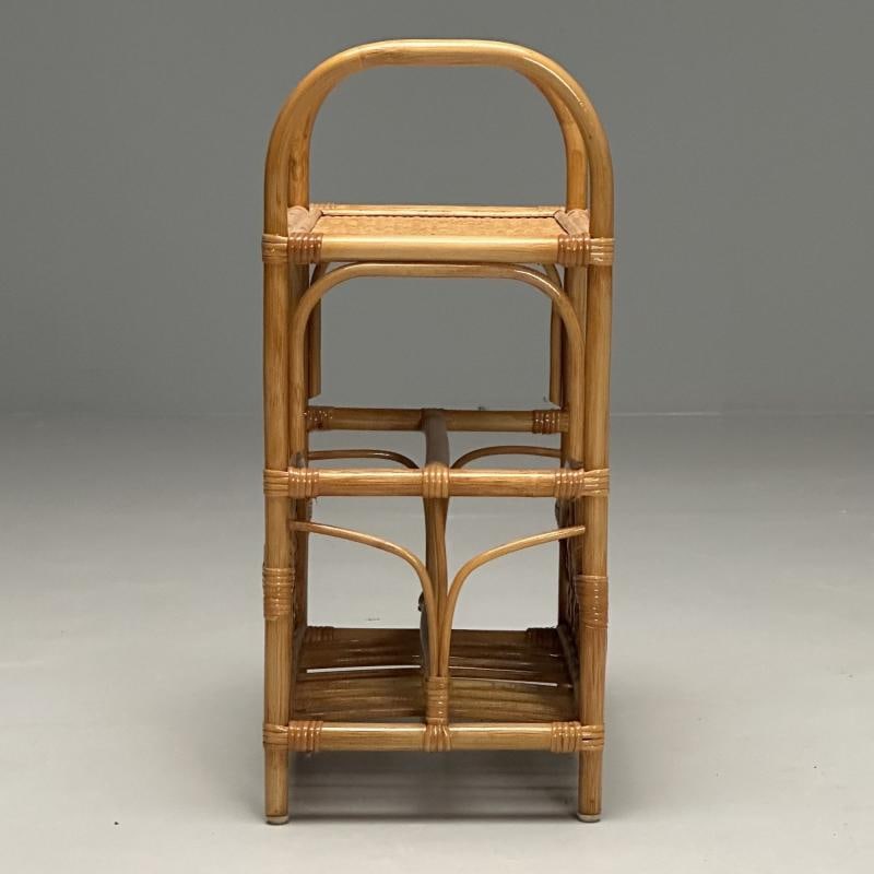 Swedish Mid-Century Modern, Magazine Rack, Bamboo, Rattan, Sweden, 1960s - 7