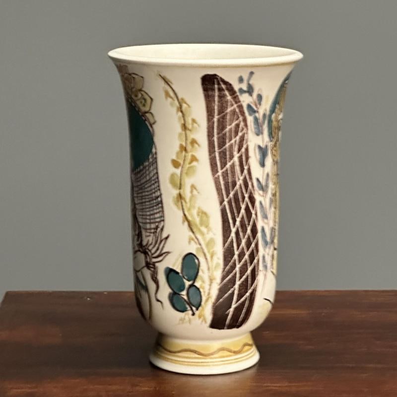 Carl-Harry Stålhane, Swedish Mid-Century Modern, Stoneware Vase, Sweden, 1943 - 5