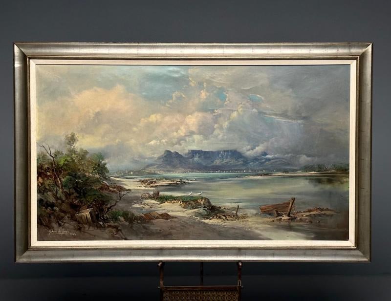 Gabriel Cornelis de Jongh, Oil on Canvas, Mountain Landscape, Signed and Dated - 2