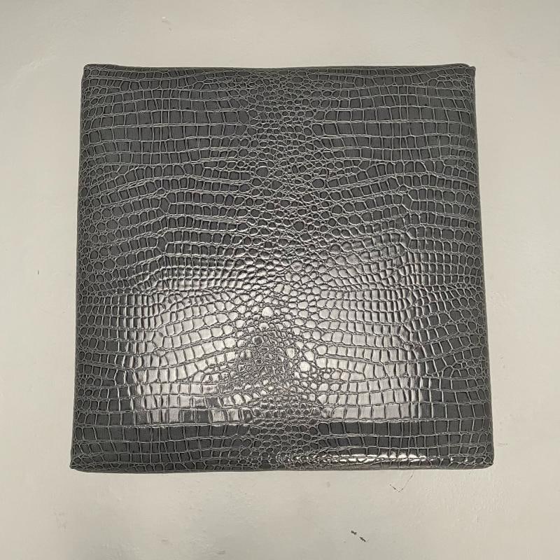 Contemporary, Modern Footstool, Chrome, Acrylic, Faux Snakeskin, 2010s - 9
