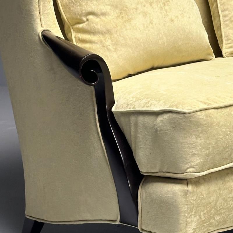 Christopher Guy, Contemporary, Sofas, Celadon Velvet, Mahogany, USA, 2010s - 11