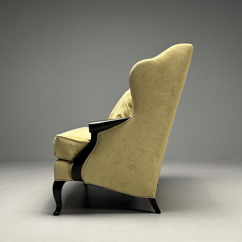 Christopher Guy, Contemporary, Sofas, Celadon Velvet, Mahogany, USA, 2010s - 6