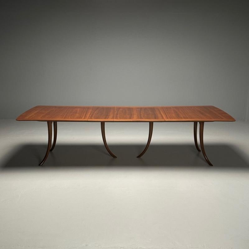 T.H. Robsjohn-Gibbings, Mid-Century Modern, Saber Leg Dining Table, Walnut, 1956 - 2