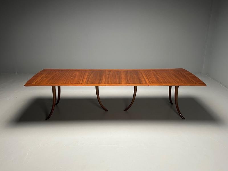 T.H. Robsjohn-Gibbings, Mid-Century Modern, Saber Leg Dining Table, Walnut, 1956 - 3