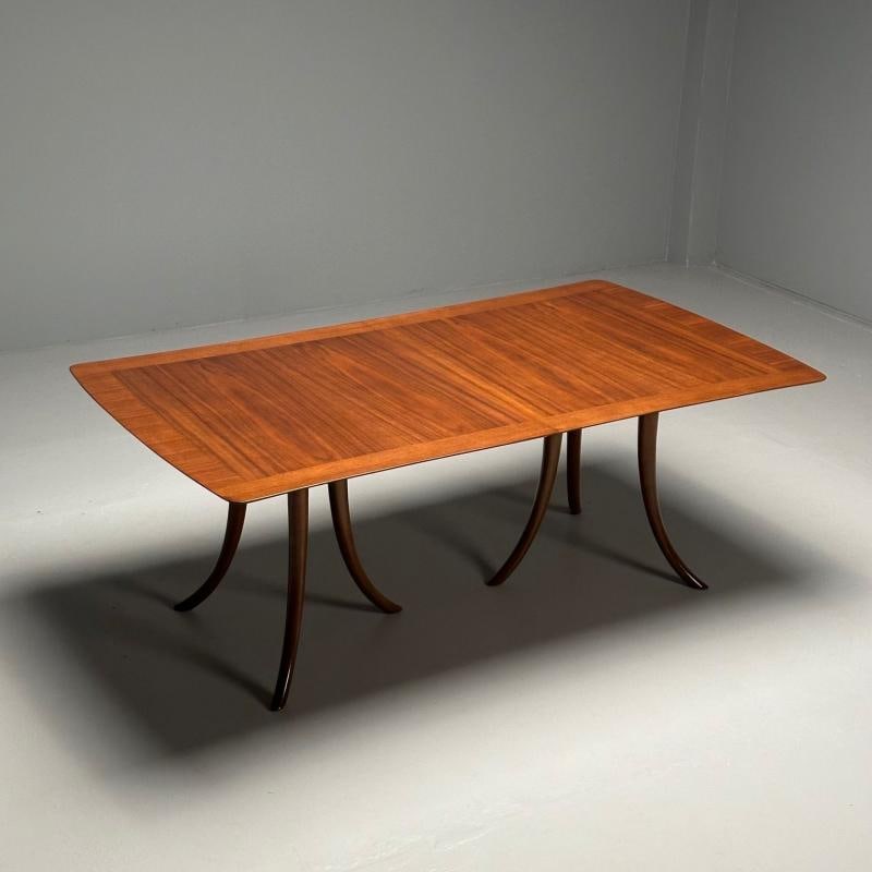 T.H. Robsjohn-Gibbings, Mid-Century Modern, Saber Leg Dining Table, Walnut, 1956 - 5