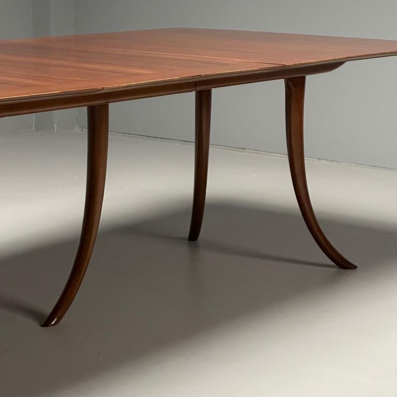 T.H. Robsjohn-Gibbings, Mid-Century Modern, Saber Leg Dining Table, Walnut, 1956 - 7