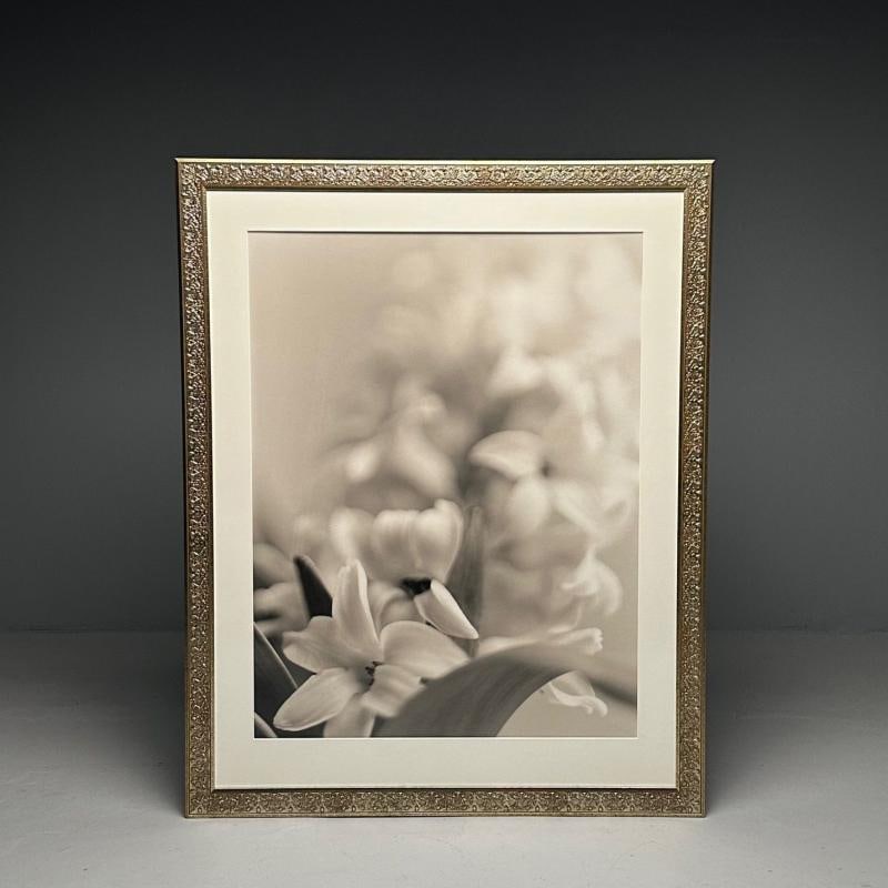 Modern, Large Black and White Photographs, Floral Still Life, Framed, 1990s - 2