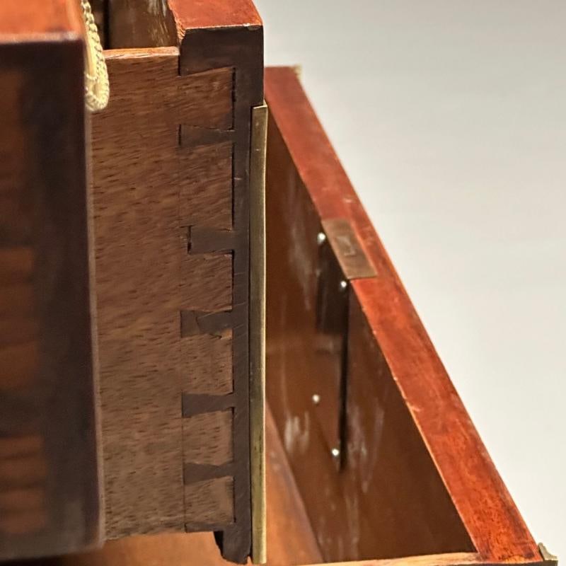 Hollywood Regency, French Louis XVI Style Commode, Mahogany, Oak, Marble, 1920s - 7